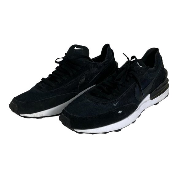 New Nike Waffle One Mens Size 11 Black White‎ Style DA7995-001 Running Shoes Run - Picture 4 of 11